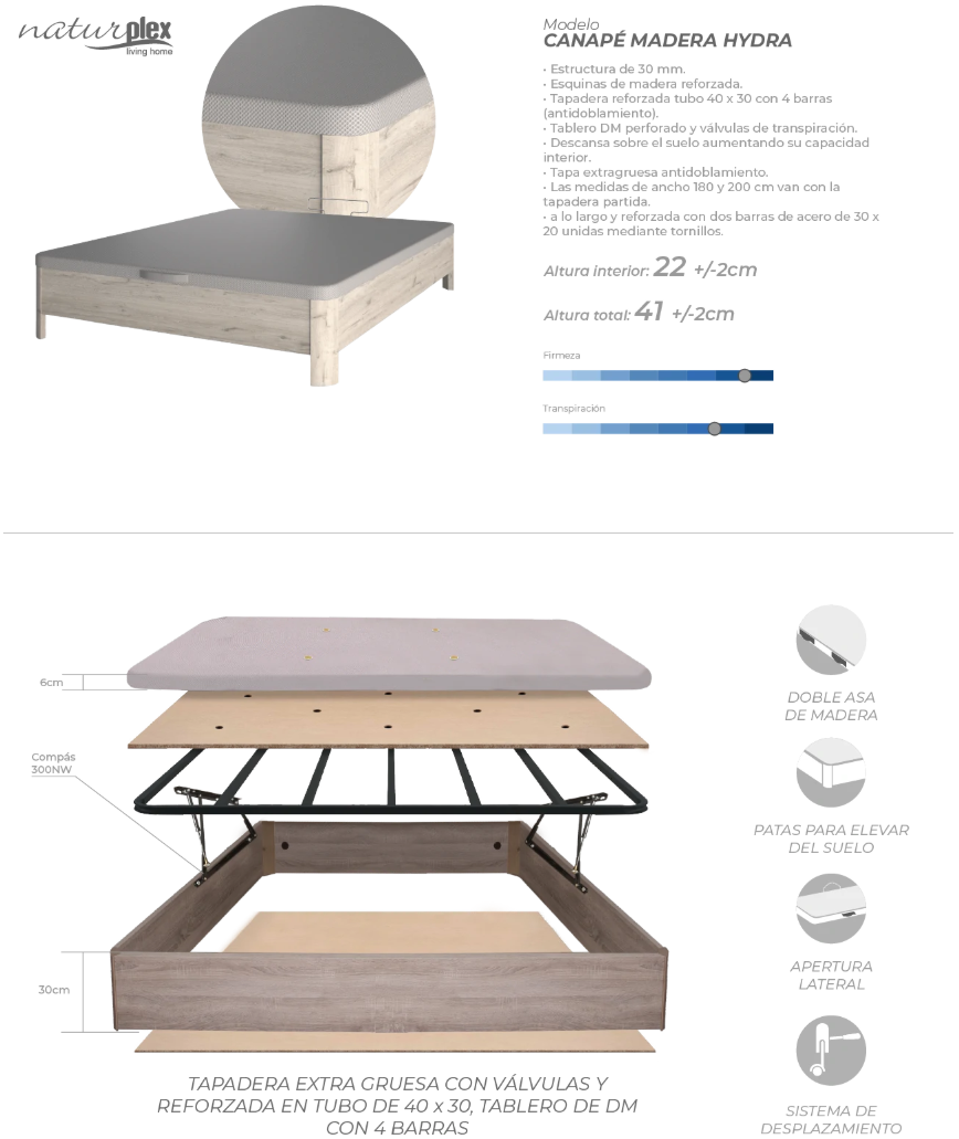 Canapé Madera Hydra